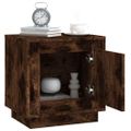 vidaXL Nočné stolíky 2 ks dymový dub 44x35x45 cm spracované drevo
