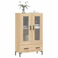 vidaXL Vysoká skrinka dub sonoma 69,5x31x115 cm kompozitné drevo