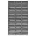 vidaXL CD skrinka sivá sonoma 102x23x177,5 cm spracované drevo