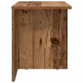 vidaXL Koncový stôl Staré drevo 37 x 32 x 40 cm Kompozitné drevo