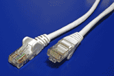 UTP patchkabel kategórie 5e, 2 m, biely