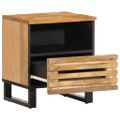 vidaXL Nočný stolík 40x34x46 cm surové masívne mango