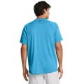 Tričko Tech Textured SS Modré - Under Armour, veľkosť S, veľkosť oblečenia S