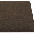 vidaXL Nástenné panely 12 ks hnedé 30x15 cm látkové 0,54 m²