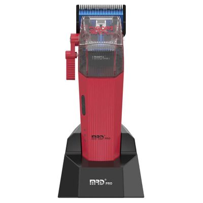 Profesionálny strihací strojček MRD Pro Cyborg Track clipper - Burgundy Red