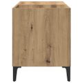 vidaXL Skrinka na platne dub artisan 84,5x38x48 cm kompozitné drevo