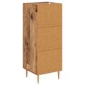 vidaXL Servírovacia skriňa Staré drevo 34 x 34.5 x 90 cm