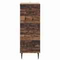 vidaXL Zásuvkový kabinet Staré drevo 33 x 34,5 x 89,5 cm