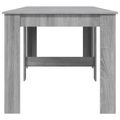 vidaXL Jedálenský stôl 240 x 85 x 75 cm Kompozitné drevo Sivý Sonoma