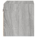 vidaXL TV nástenné skrinky s LED svetlami 2ks sivá sonoma 30x28,5x30cm