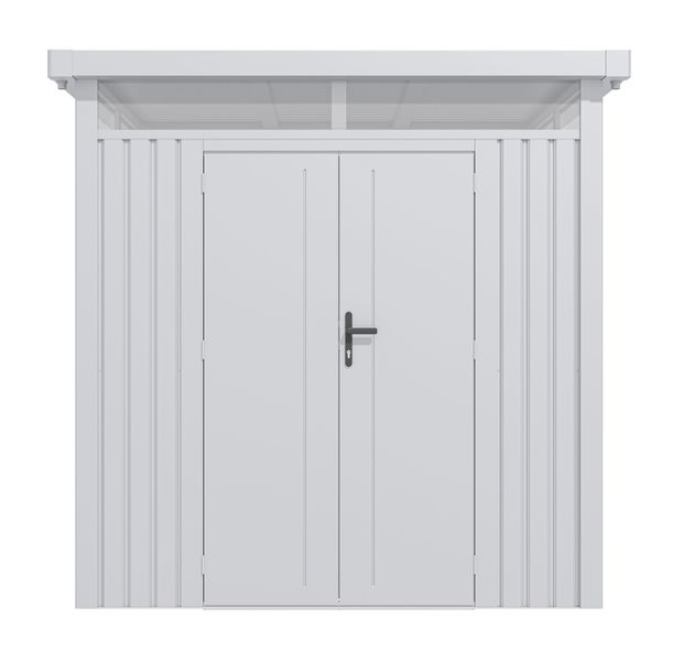 Záhradný domček G21 Atlanta 529 - 230 x 230 cm, metalická siva