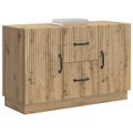 vidaXL Servírovacia skriňa Dub artisan 89 x 34,5 x 57 cm