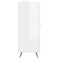 vidaXL Komoda lesklá biela 69,5x34x90 cm spracované drevo