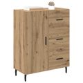 vidaXL Servírovacia skriňa Remeselný dub 69,5 x 34 x 90 cm