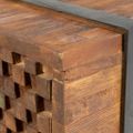 vidaXL Konferenčný stolík 110x45x38 cm tíkový masív