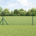 vidaXL Zvarený drôtený plot 2500 x 80 cm Zelená