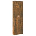 vidaXL Šatník do chodby dymový dub 55x25x189 cm spracované drevo