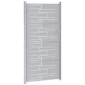 vidaXL Záhradná brána 85 x 174 cm Nerezová oceľ Strieborná Zamykateľné