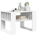 vidaXL Konferenčný stolík Biela 66 x 49,5 x 45 cm Kompozitné drevo