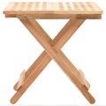 vidaXL Skladací príručný stolík z orechového dreva 50x50x49 cm