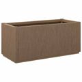 vidaXL Záhradný kvetináč Hnedá 80 x 36 x 35 cm PP