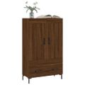 vidaXL Vysoká skrinka hnedá dub 69,5x31x115 cm kompozitné drevo