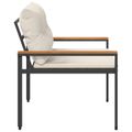 vidaXL Vonkajšia lavička 2 -Seater 116 x 67,5 x 72 cm polyratan