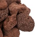 vidaXL Sopečné kamene 25 kg červené 5-8 cm
