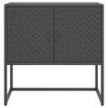 vidaXL Komoda antracitová 75x35x75 cm oceľová