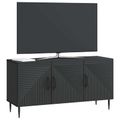 vidaXL TV skrinka Čierna 99 x 34,5 x 50 cm Kompozitné drevo