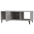 vidaXL Konferenčný stolík sivý sonoma 102x50x40cm kompozitné drevo