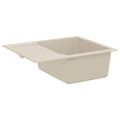 vidaXL Drez Béžová 620 x 500 mm 80% Kvárc a 20% Živica