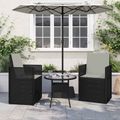 vidaXL Sedadlové a zadné vankúše Polyester Svetlosivá 47 x 45 x 2 cm