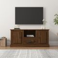 vidaXL TV skrinka hnedý dub 100x35,5x45 cm kompozitné drevo