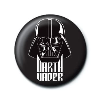Odznak Star Wars - Darth Vader Black