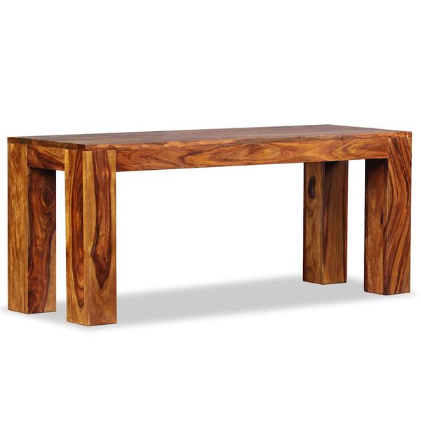 vidaXL Lavička z masívneho akáciaového dreva, 110x35x45 cm