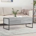 vidaXL Konferenčný stolík Sivý Sonoma 100 x 46 x 40 cm