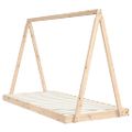vidaXL Rám detskej postele 90x200 cm masívna borovica