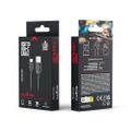 Kábel Maxlife USB - USB-C 1,0 m 2A čierny