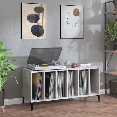 vidaXL Skrinka na platne betónovosivá 100x38x48 cm kompozitné drevo