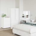 vidaXL Úložná skrinka 60 x 48 x 81 cm Kompozitné drevo Biela