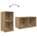vidaXL Zostava TV skriniek 72 x 35 x 37 cm Hnedá Kompozitné drevo