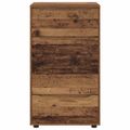 vidaXL Úložné skrine 60 x 48 x 105 cm Kompozitné drevo Staré drevo