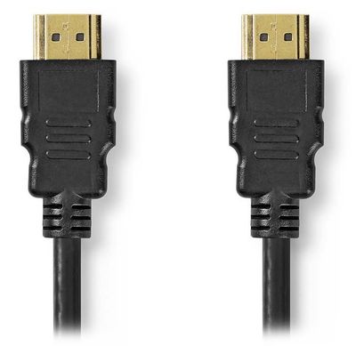 NEDIS Ultra High Speed HDMI 2.1 kábel/ 8K@60Hz/ zlátené konektory HDMI-HDMI/ čierny/ bulk/ 5m Kábel, HDMI 2.1, Ultra High Speed, 8K pri 60hz, 4K pri 120Hz, podpora HDR, 48Gb/s, eARC, zlátené konektory, čierny, 5m