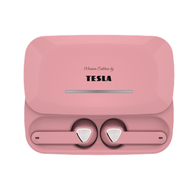 TESLA Sound EB20 - bezdrátová Bluetooth sluchátka (Pearl Pink)