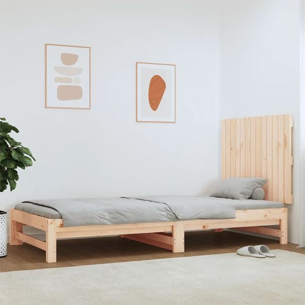 vidaXL Nástenné čelo postele 82,5x3x60 cm masívna borovica