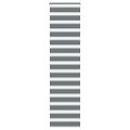 vidaXL Zebra roleta tmavošedá 60x230 cm šírka látky 55,9 cm polyester