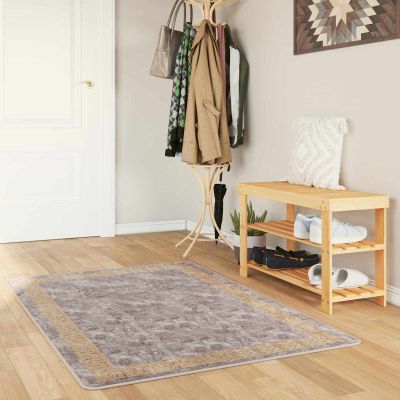 vidaXL Behúň MARSA Biely 80 x 200 cm Polyester a PVC