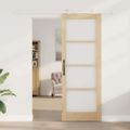 vidaXL Posuvné dvere ORKDAL 78 x 211 cm Prírodná
