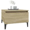 vidaXL Bočný stolík dub sonoma 50x46x35 cm spracované drevo